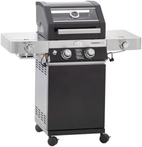 Here is the optimized SEO meta description:

"Upgrade your outdoor cooking experience with Rösle's Videro G2-S Gas Barbecue featuring extra prime zone, side burner and folding tables. Prime for perfect grilling, now with 2021 design"