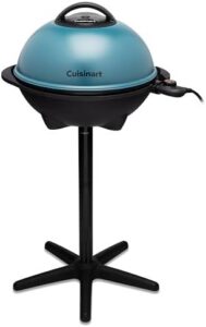 Unlock perfect cookouts and indoor meals with the Cuisinart 2-in-1 electric griddle. Non-stick surface, adjustable heat, and stand/tabletop options for any space or occasion, no tools needed!