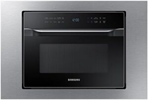 Here is the optimized SEO meta description:

"Seamlessly integrate your Samsung 30" microwave with this stainless steel trim kit for a built-in look. Perfect for small kitchens, it's easy to install and fits counter top convection microwaves up to 1.2 Cu. Ft."
