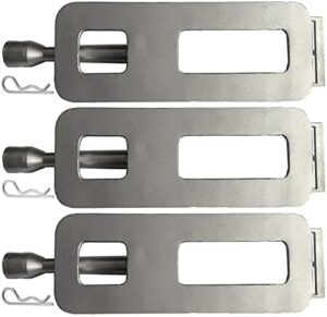 Upgrade your grilling experience with 3-pack Cast Stainless Steel 304 Grill Burner & 3 Lock Pins. Perfect fit for Coyote, Members Mark, Bakers Chef and Grand Hall BBQ Grills, measures 15.75 x 4.75 inches.