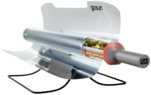 "Grill and cook in the sun with this solar barbecue perfect for camping or hiking. Compact design and easy to use - start your outdoor culinary adventures today!"