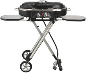 Get ready to elevate your outdoor gatherings with the Gridiron Tailgate 205 Portable Gas Grill, featuring dual burners and high-performance cooking. Perfect for camping trips or backyard BBQs!
