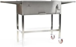 Discover the IG693247 Stainless Steel Barbeque Grill, a silver-coated masterpiece for backyard gatherings. Enjoy precise temperature control and rust-free durability.