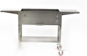 Discover the IG693247 Stainless Steel Barbeque Grill, a silver-coated masterpiece for backyard gatherings. Enjoy precise temperature control and rust-free durability.