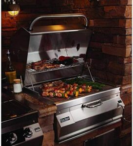Discover the FireMagic 24" built-in stainless steel charcoal grill, perfect for outdoor cooking with a durable design and even heat distribution. Get ready to grill with ease!