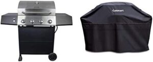 Upgrade your outdoor cooking experience with the Cuisinart propane gas grill, featuring heavy-duty construction and even heat distribution. Plus, enjoy a durable cover for years of BBQ fun!