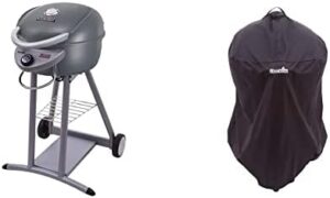 Here is the optimized SEO meta description:

"Experience backyard gatherings with ease using Char-Broil's 20602108 Patio Bistro TRU-Infrared Electric Grill, featuring graphite color and a matching kettleman grill cover. Perfect for small spaces."