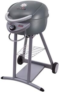 Here is the optimized SEO meta description:

"Experience backyard gatherings with ease using Char-Broil's 20602108 Patio Bistro TRU-Infrared Electric Grill, featuring graphite color and a matching kettleman grill cover. Perfect for small spaces."