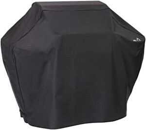 Protect your Legacy Newport gas grill with the Pgs Grill Cover, designed for 27-inch models on carts. Durable and water-resistant, this cover ensures a perfect fit and easy cleaning.