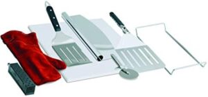 Here is the output:

"Transform your outdoor pizza nights with the Summerset 8-Piece Outdoor Pizza Oven Accessory Kit, featuring a pizza stone and smoker box for perfectly cooked pies every time. Limited-time offer: get 15% off this must-have kit!"