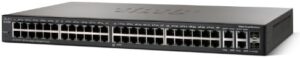 "Boost network performance with the Cisco SG 300-52 managed switch, featuring 52 ports and gigabit speeds. Save big on this reliable networking solution."