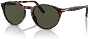 Discover iconic style with Persol's Po3092sm Steve McQueen Round Sunglasses, featuring stainless steel frames and crystal lenses for timeless elegance.