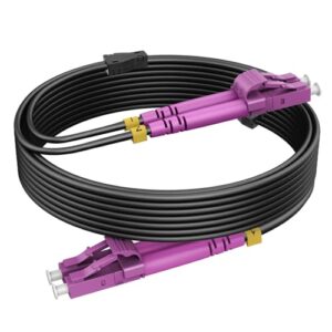 Here is the generated meta description:

"Upgrade your network with this 330ft OM4 fiber patch cable, ideal for outdoor use. Armored and durable, it supports 10/40GB speeds in a compact, LSZH black design."