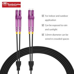 Here is the generated meta description:

"Upgrade your network with this 330ft OM4 fiber patch cable, ideal for outdoor use. Armored and durable, it supports 10/40GB speeds in a compact, LSZH black design."
