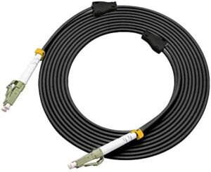 Here is the meta description:

"High-quality fiber optic cable jumper for outdoor use, durable and resistant. Perfect for extending connections up to 100 meters with OM2 multimode fibers."