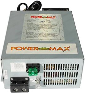 Here is the optimized SEO meta description:

"Convert DC power to AC with the PowerMax PM3-100LK, 110V to 12V DV power supply converter charger, perfect for RVs and camping trips. Get 100 amps of modified sine wave inverter output."