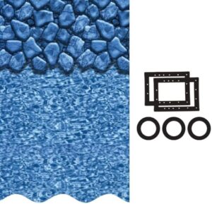 Here is the output:

Upgrade your backyard fun with the Smartline swimming pool liner, featuring a boulder swirl design, 25 gauge vinyl, and included gasket kit. Perfect for steel-sided above ground pools, 48-52 inch wall height.