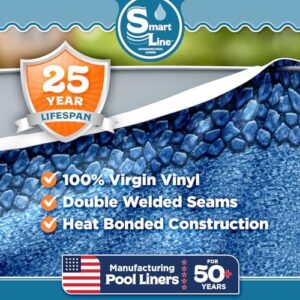 Here is the output:

Upgrade your backyard fun with the Smartline swimming pool liner, featuring a boulder swirl design, 25 gauge vinyl, and included gasket kit. Perfect for steel-sided above ground pools, 48-52 inch wall height.