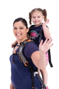 Here is the generated SEO meta description:

"Perfectly designed for parents and toddlers, this Scout standing child carrier backpack features a secure safety harness, comfortable design and weight capacity up to 50lbs. Ideal for events and travel."