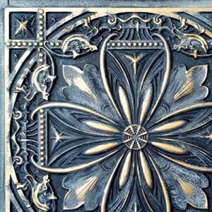 Transform your space with the DCT10 Milan PVC ceiling tile, offering smoked gold finish and durable construction. Perfect for renovators, this 2' x 2' lay-in or glue-up tile covers 100 sq.ft.