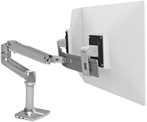 Elevate your workspace with the LX Dual Direct Monitor Arm, a versatile VESA desk mount for two monitors up to 25 inches each, supporting weights up to 11 pounds.