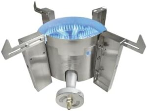 Boost your brewing experience with the HELLFIRE 1BBL XL Version Floor Burner, featuring a powerful 140,000 BTU heat output and compatibility with up to 25" brew kettles. Perfect for enthusiasts!
