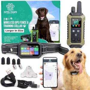 Here is the optimized meta description:

"Train your dog with ease using this GPS wireless fence system, featuring app-controlled or remote options and 4 training modes. Covers up to 7000 ft (3533 acres). Get started today!"
