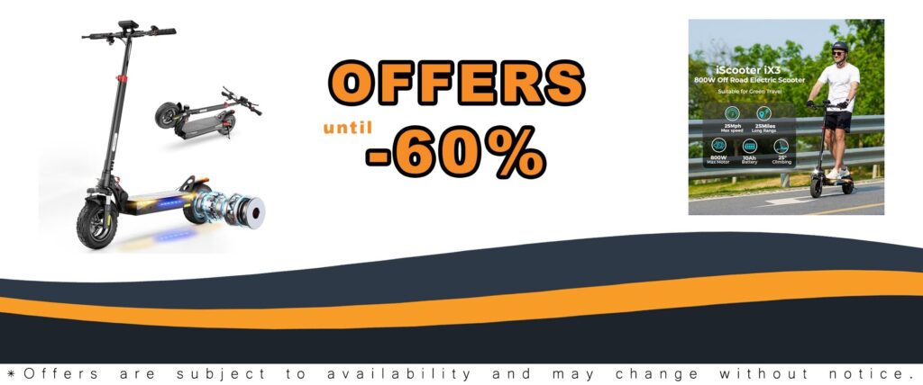 Electric Scooter for Adults with 800W Motor and 10″ Tires