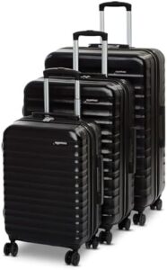 Explore more space with this 3-piece set of hardshell suitcases featuring expandable designs for up to 25% extra storage.