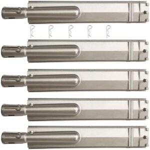 Upgrading your outdoor cooking experience with these 5 heavy duty cast stainless steel grill burners for Bull, Premium BBQ gas grill replacements, perfect for Bull, Cal Flame, Blaze, Aussie, Bakers & Chefs and Thermos Turbo CharBroil.