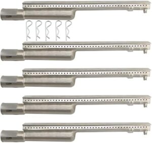 Upgrading your outdoor cooking experience with these 5 heavy duty cast stainless steel grill burners for Bull, Premium BBQ gas grill replacements, perfect for Bull, Cal Flame, Blaze, Aussie, Bakers & Chefs and Thermos Turbo CharBroil.