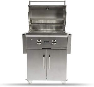 "Experience top-tier grilling with Coyote's 28-inch freestanding liquid propane grill, featuring 2 burners and premium BBQ capabilities. Great for outdoor kitchens and backed by a solid warranty."