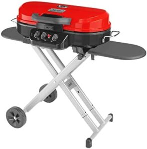 Here is the generated SEO meta description:

"Take camping to the next level with Coleman Roadtrip 285, a portable propane grill featuring cast iron griddle & grill grate. Perfect for outdoor adventures, this combo grill and cooktop offers ample cooking space."