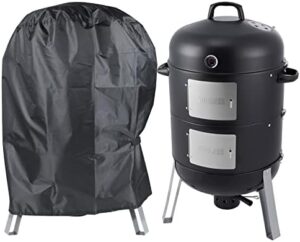 Discover the perfect blend of flavor and convenience with this 20.5-inch vertical meat smoker, featuring a compact design and durable construction. Plus, get ready to elevate your grilling game with our exclusive BBQ cover!