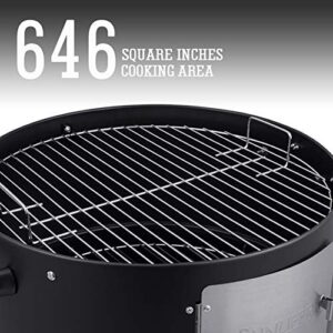 Discover the perfect blend of flavor and convenience with this 20.5-inch vertical meat smoker, featuring a compact design and durable construction. Plus, get ready to elevate your grilling game with our exclusive BBQ cover!
