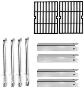 Upgrade your outdoor cooking with the Uniflame Pinehurst GBC750W Gas BBQ Grill Replacement featuring 4 stainless burners, plates and cast grates for a perfect backyard experience.