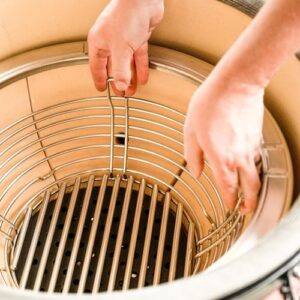 Here is the generated SEO meta description:

"Upgrade your grilling experience with Kamado Joe's Stainless Steel Charcoal Basket, perfect for creating multiple cook zones on Big Joe 24-inch grills and smokers. No coupons needed, just enjoy the best flavors!"