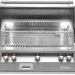 Savor backyard gatherings with Alfresco's Built-in Grill featuring rotisserie and sear zone. Perfect for natural gas use, this 36-inch grill delivers sizzling performances.