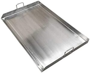 Cook up a storm with our Heavy Duty 36" x 20" Stainless Steel Flat Top Griddle Grill, perfect for triple burner cooking. Features double bottom and extra rib design for durability and even heat distribution.