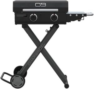 Discover the Charbroil 22" Performance Series Folding Cart 2-Burner Portable Propane Gas Griddle, perfect for outdoor cooking adventures. Compact design with 2 burners and adjustable heat control.