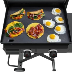 Discover the Charbroil 22" Performance Series Folding Cart 2-Burner Portable Propane Gas Griddle, perfect for outdoor cooking adventures. Compact design with 2 burners and adjustable heat control.
