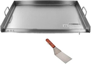 Enhance your outdoor cooking experience with this Griddle Grill Stainless Steel, featuring a large 32" x 17" surface and heavy-duty construction for BBQ enthusiasts. Perfect for camping trips or backyard gatherings!