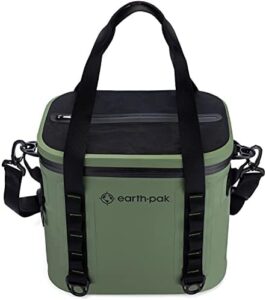 Stay cool on the go with this heavy duty waterproof cooler bag, featuring a mesh insert and durable construction for camping, kayaking, or beach trips. Perfect for up to 20 cans.