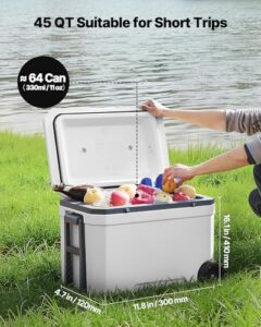 Here is the generated meta description:

"Stay cool with this ultra-lightweight cooler, retaining ice for up to 6 days. Enjoy camping, travel or outdoor adventures with its heavy-duty handle and spacious interior."