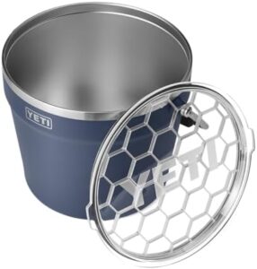 Cool beverage ice bucket for 6 longnecks or 3 wine bottles, keeping drinks refreshing and organized. Perfect addition to any party or gathering.