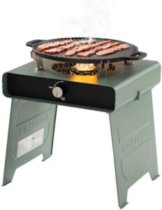 Here is the output:

"Transform outdoor gatherings with the COSIEST 15.7 inch Propane Fire Pit, featuring a foldable smokless design, baking tray, and portable bag for easy transport. Perfect for camping, BBQs, or yard parties."