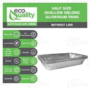 Transform your cooking experience with Heavy Duty Aluminum Pans in 9x13 size, perfect for lasagna, roasting, and catering. Deep dish design and shallow trays for efficient food storing and serving.
