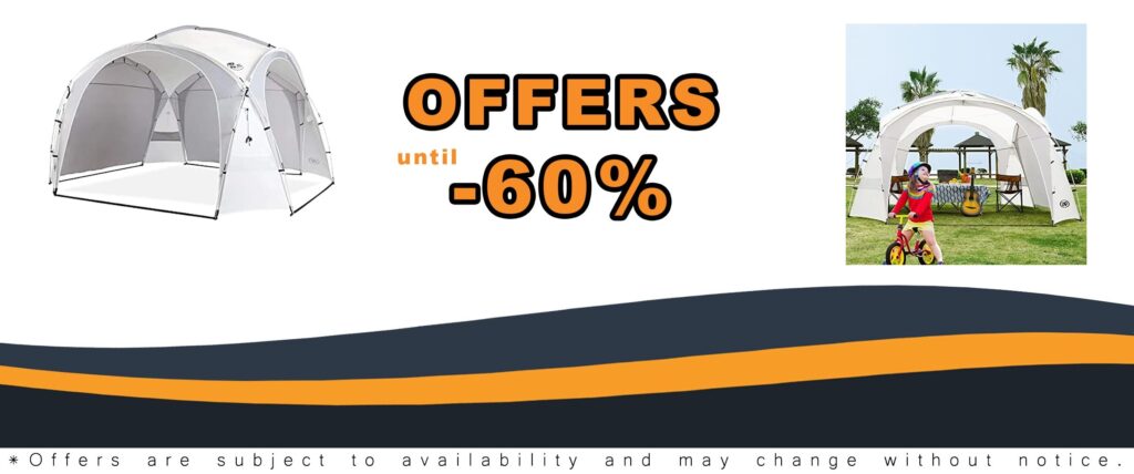 Easy Beach Tent Pop Up Canopy UPF50+ - Portable Camping Shelter