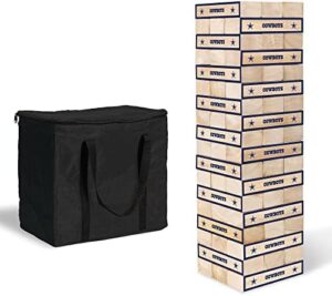 Build a towering tradition with NFL Giant Stacking Wooden Blocks, the classic family game perfect for football fans of all ages. Stack to victory and create lifelong memories!