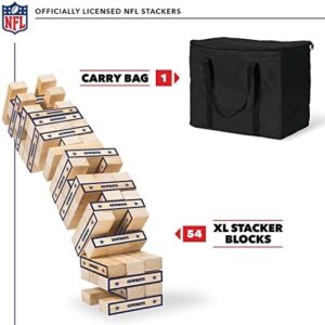 Build a towering tradition with NFL Giant Stacking Wooden Blocks, the classic family game perfect for football fans of all ages. Stack to victory and create lifelong memories!